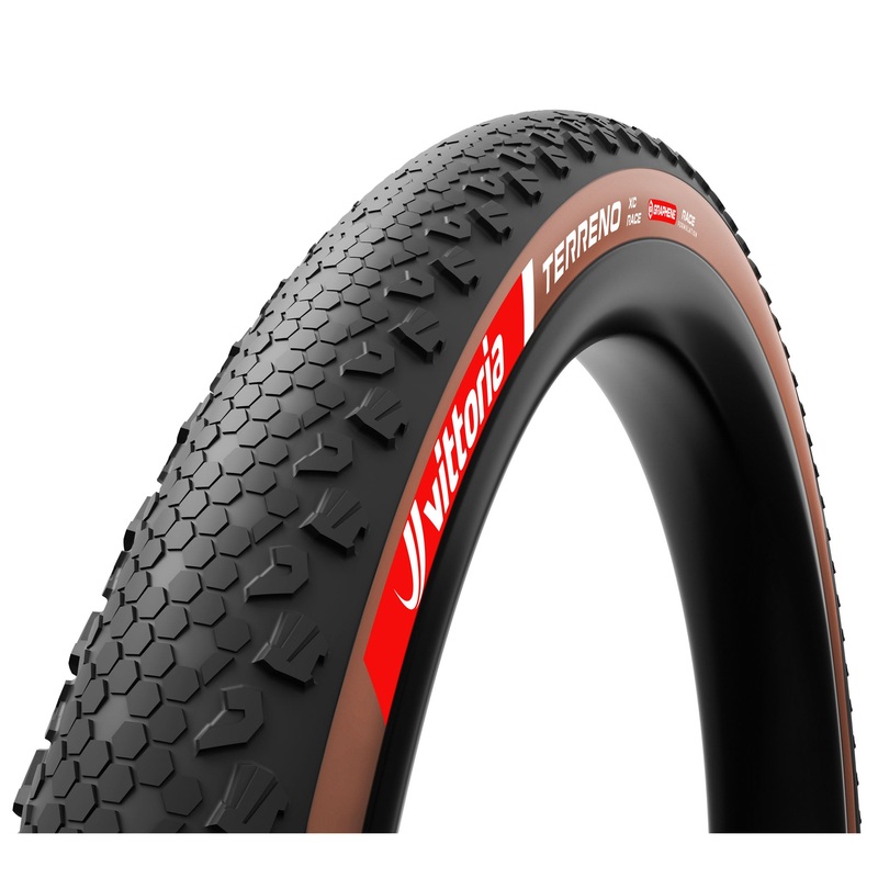 Vittoria Terreno XC Race Tire – 29 x 2.40 Tubeless Folding BLK/Brown Race Graphene + Silica