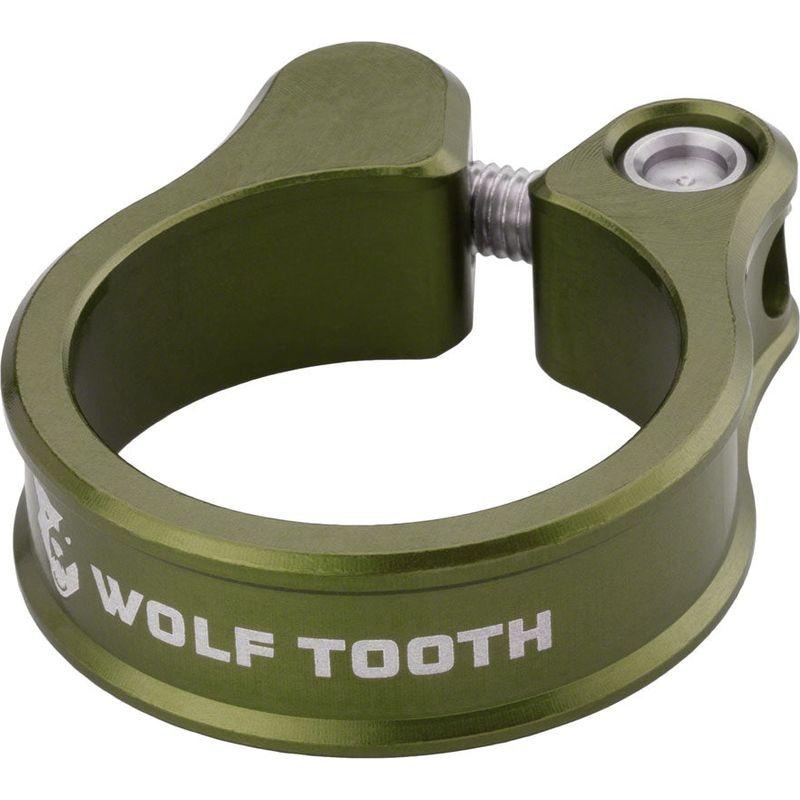 Wolf Tooth Seatpost Clamp – 31.8mm Bolt-On Olive