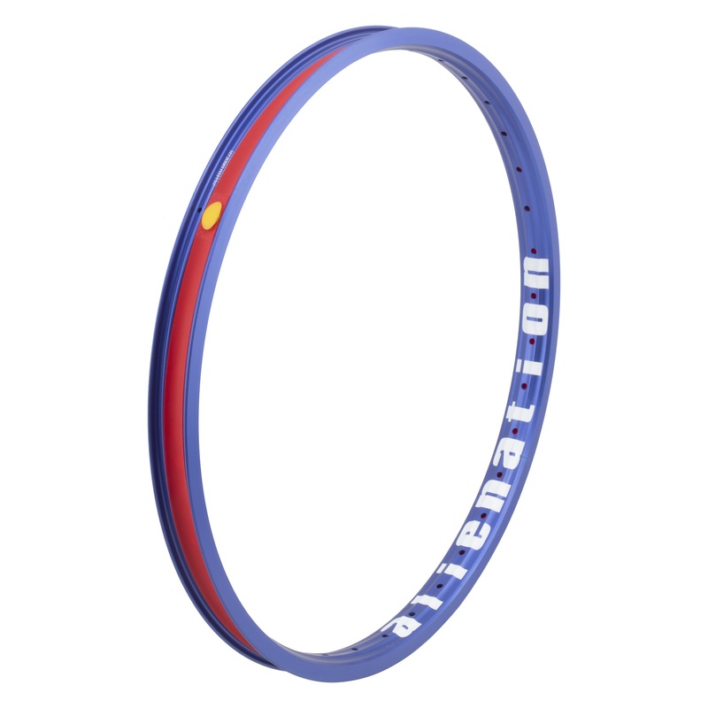 20″ (406mm) Alienation Malice G69 TSC 2.0 Rear Double Wall BMX Rim  – 36h – Blue