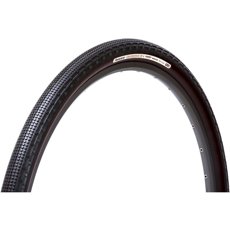 Panaracer GravelKing SK Plus Tire – 700 x 38, Tubeless, Folding, Black, ProTite Protection RF738-GKSK-P-B