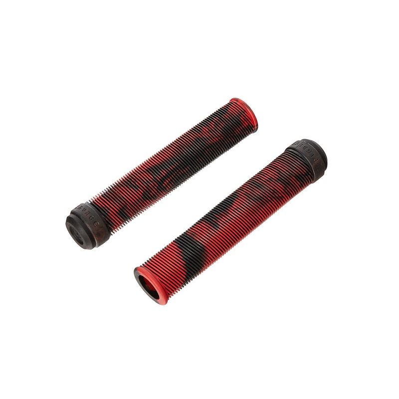 SAVAGE V.2 GRIPS NO FLANGE RED / BLACK SWIRL