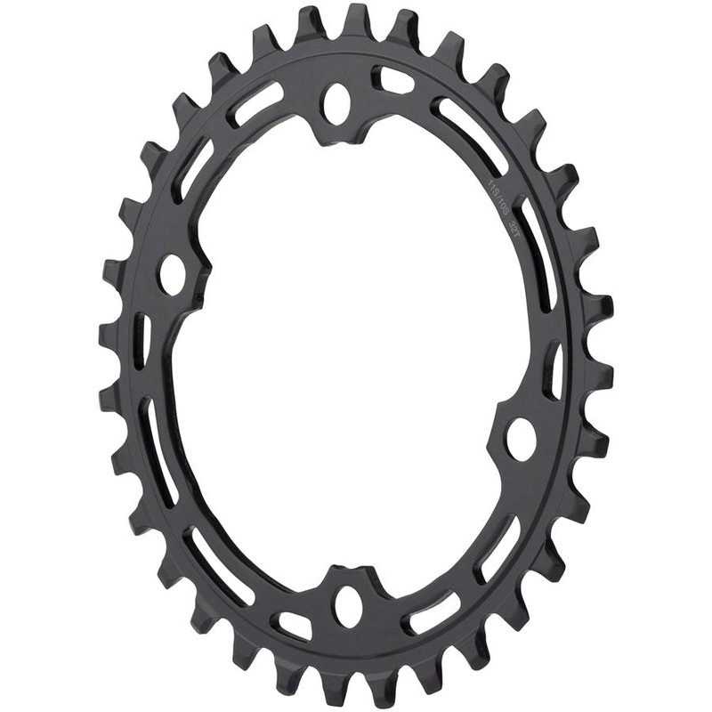 Shimano Deore M5100-1 Chainring – 30t, 10/11-Speed, Asymmetric 96 BCD, Black