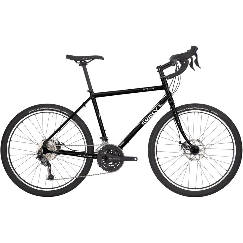Surly Disc Trucker Bike – 700c Steel Hi-Viz Black 56cm