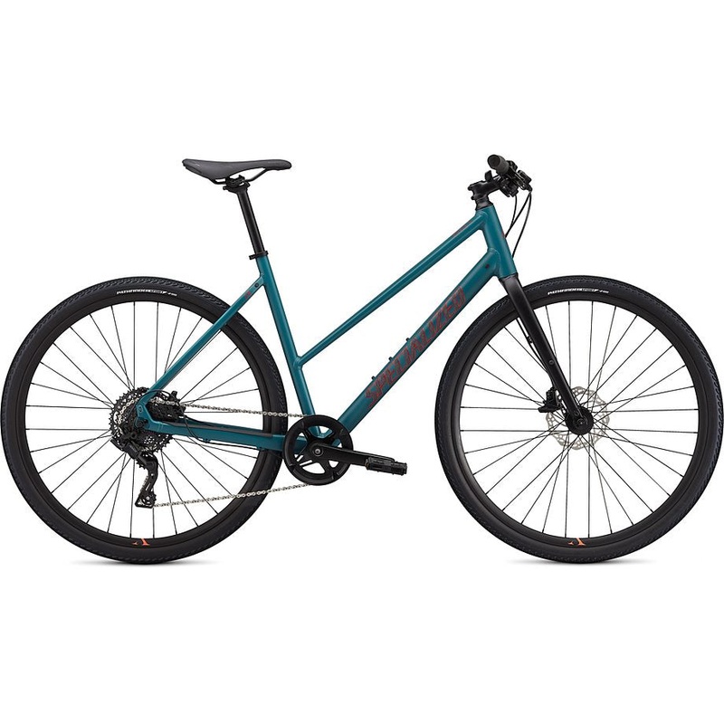 2022 Specialized sirrus x 2.0 st bike dusty turquoise / rocket red / black reflective s