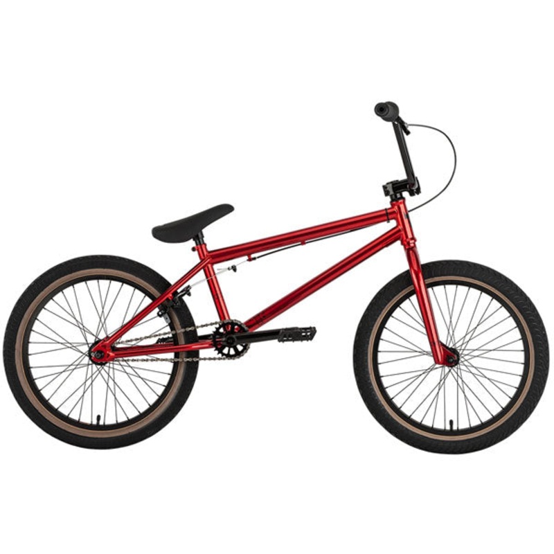 Premium Solo BMX Bike-21″TT-Gloss Candy Red
