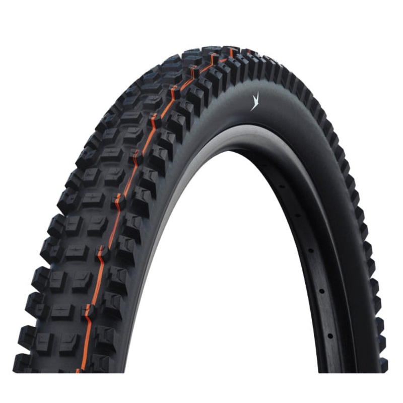 Schwalbe Albert Tire – 29 x 2.50 Tubeless Folding BLK Evolution Line Gravity Pro Addix Ultra Soft Radial E-50