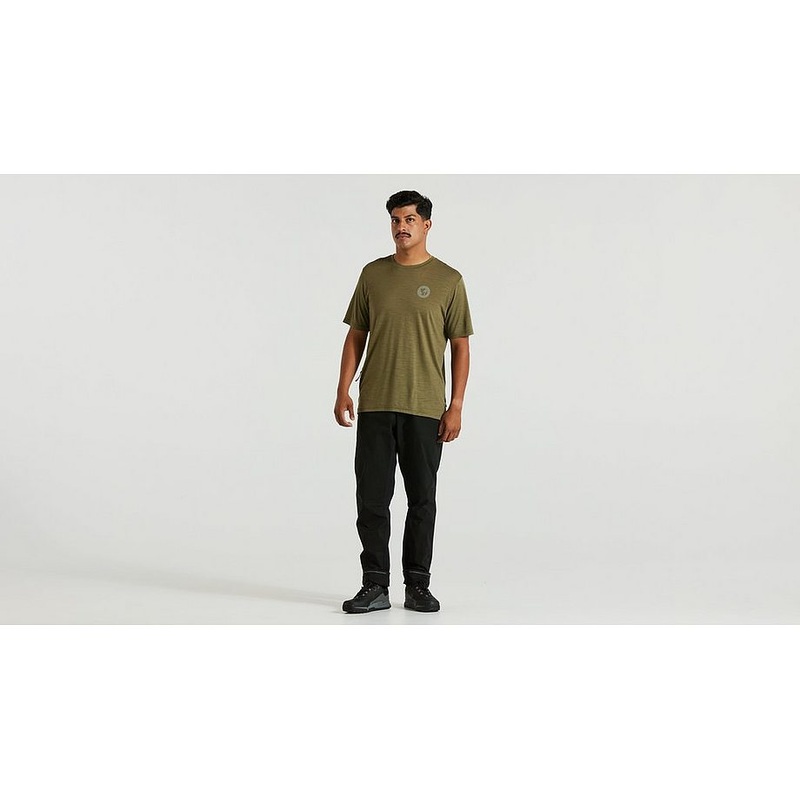 Specialized s/f wool tee ss men green xxl