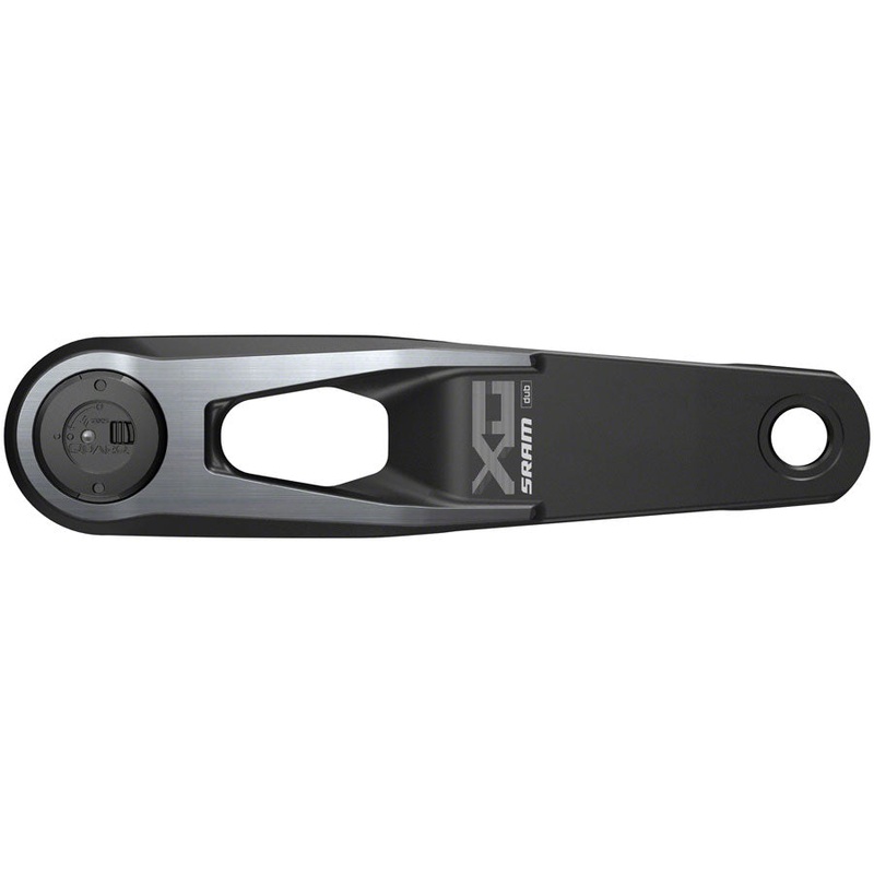 SRAM X0 Eagle T-Type AXS Wide Left Crank Arm with Power Meter Spindle – 175mm, 12-Speed, DUB Spindle Interface, Black,