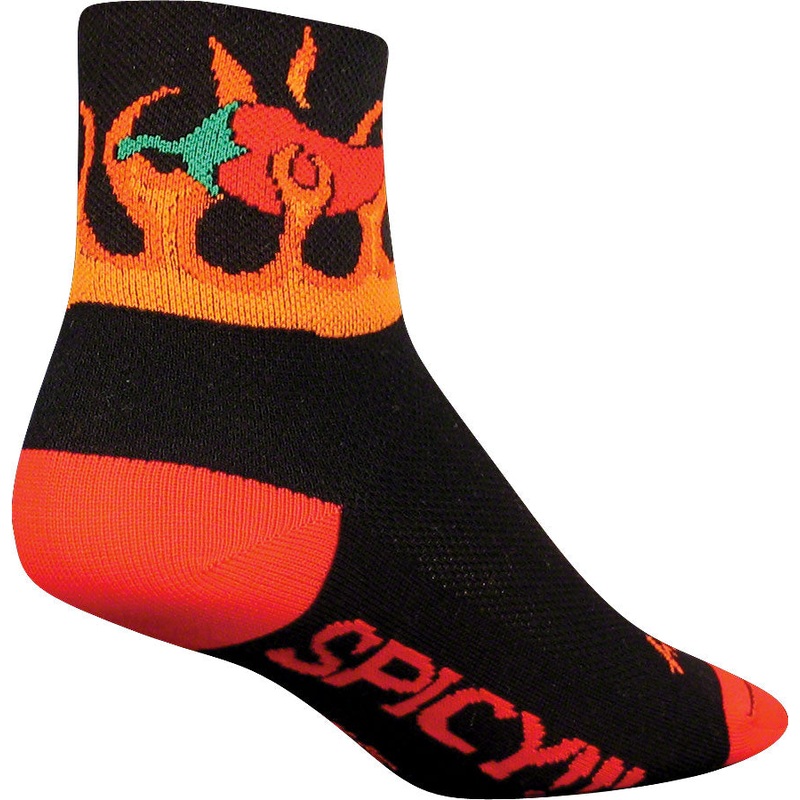 SockGuy Classic Spicy Socks – 3″ Black Small/Medium