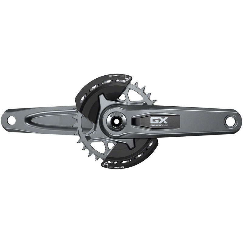 SRAM GX Eagle T-Type Wide Crankset – 175mm 12-Speed 32t Chainring Direct Mount 2-Guards DUB Spindle Interface Dark Polar