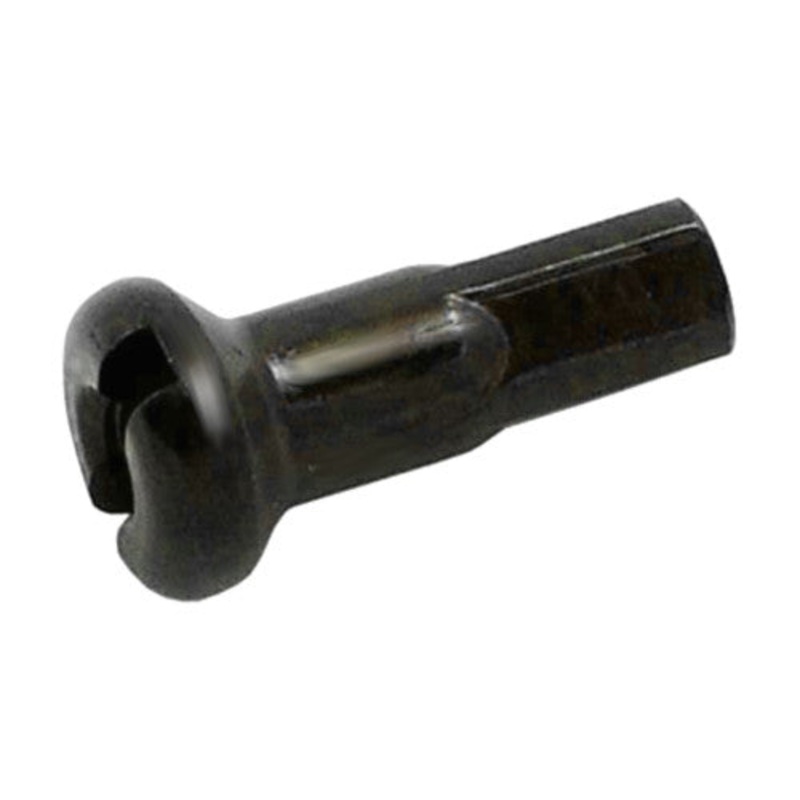 Wheelsmith Premium Duristan Black Brass 14g 1/2″ 12mm Spoke Nipple – single