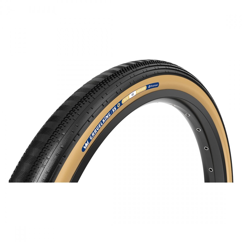 Panaracer GravelKing SS Plus Tire – 650b x 48, Tubeless, Folding, Black/Brown, ProTite Protection RF650B48-GK-SS-P-D