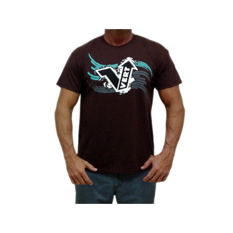 Vert Splash T-Shirt-Brown