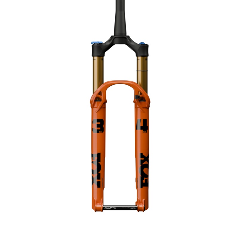 2026 FOX 34 FLOAT SL Kashima Factory Suspension Fork – 29in, 130 mm, Kabolt SL 110, 44 mm Offset, Shiny Orange, Grip SL