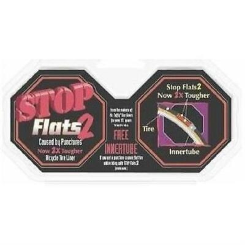 Stop Flat Tire Liners 700c  27″ Stop Flat 2 Liner Red