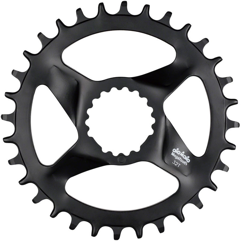 Full Speed Ahead Comet MegaTooth Direct Mount Chainring – 32t FSA Direct Mount For 12-Speed Shimano Hyperglide+ BLK