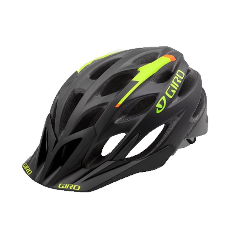 Giro Phase MTB Helmet – Matt Black-Lime-Flame – 2017