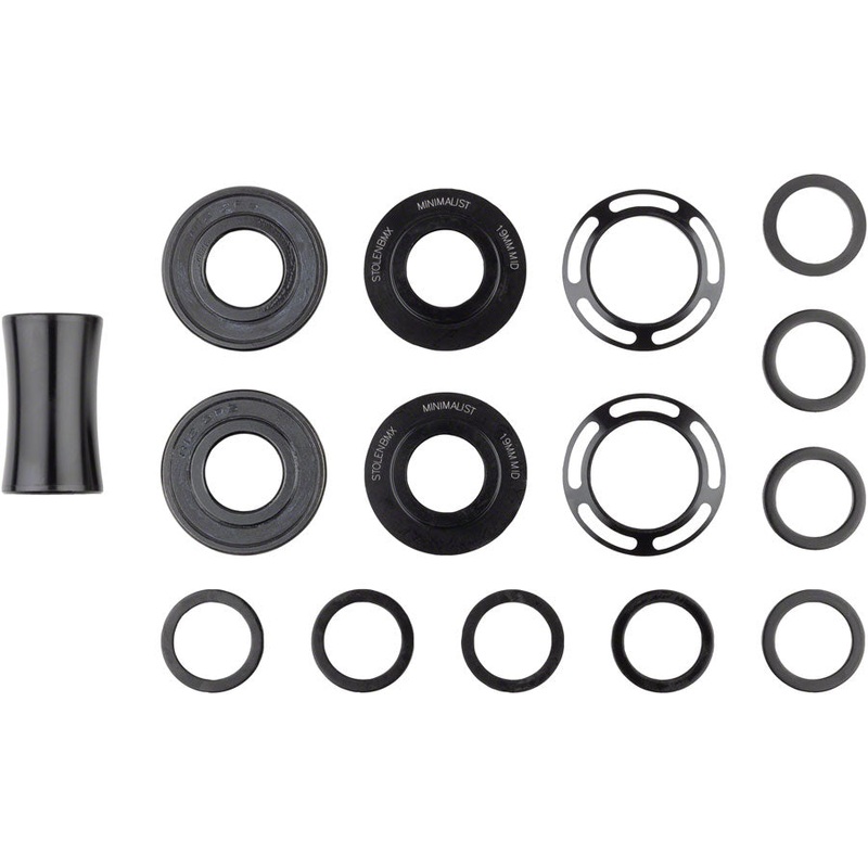 Stolen Minimalist Bottom Bracket – Mid 19mm Black