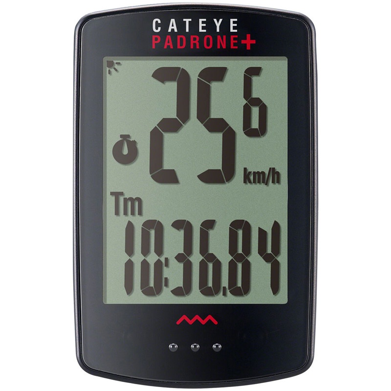 CatEye Padrone+ Bike Computer – Wireless, Black