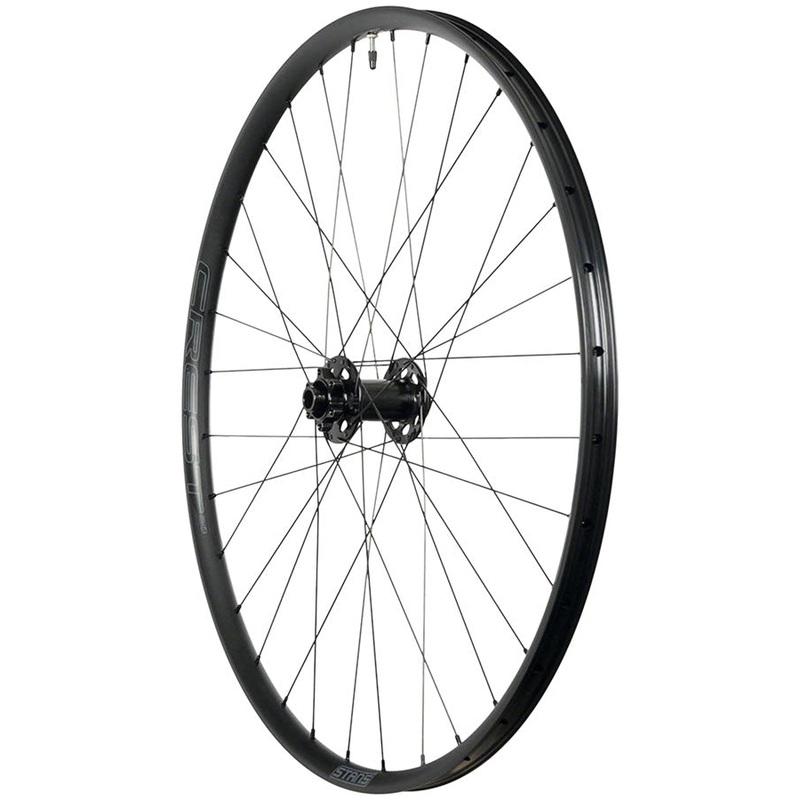 Stans Crest MK4 Front Wheel – 29 15 x 110mm 6-Bolt Black
