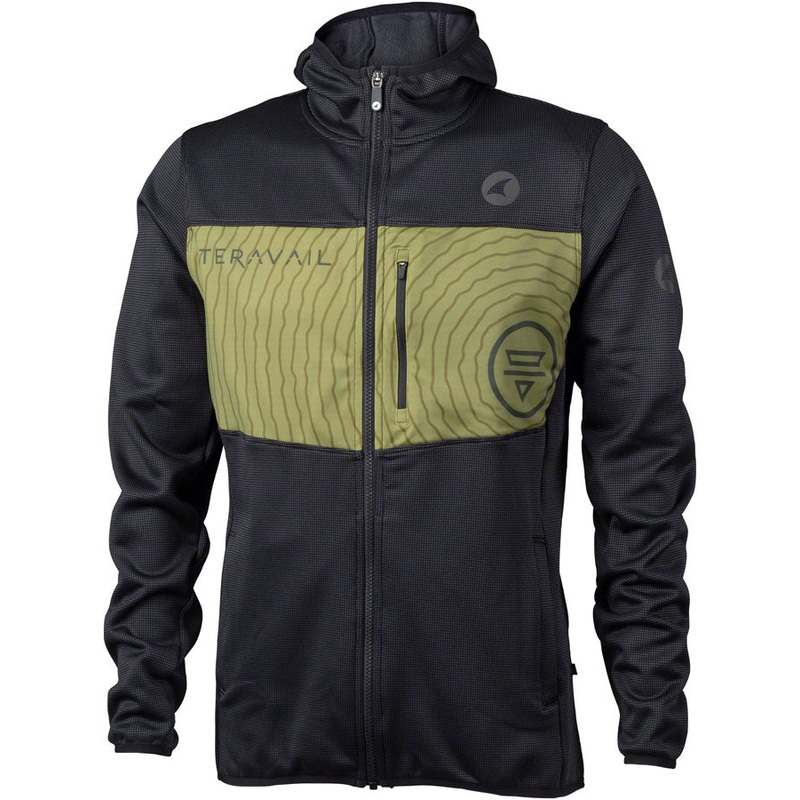 Teravail Monitor Hoodie – Green/Black Mens 2X-Large