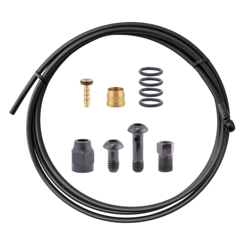 TRP Disc Brake Banjo Hose Kit – 2000 x 5.5mm Black