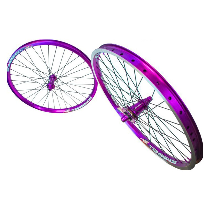 Bombshell ONE80 Cassette Pro BMX Race Wheelset-20×1.75″