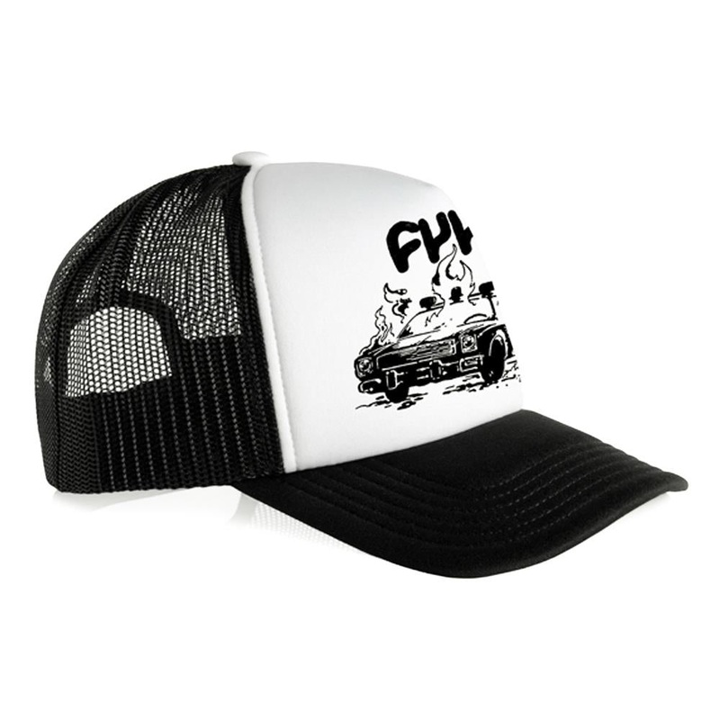 Cult Burn it Down Trucker Cap – White/Black