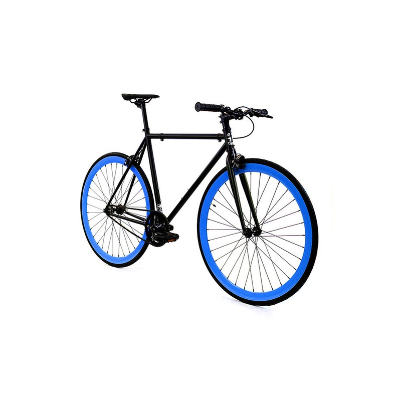 GOLDEN CYCLES MAGIC COMPLETE BIKE BLACK w/BLUE RIMS