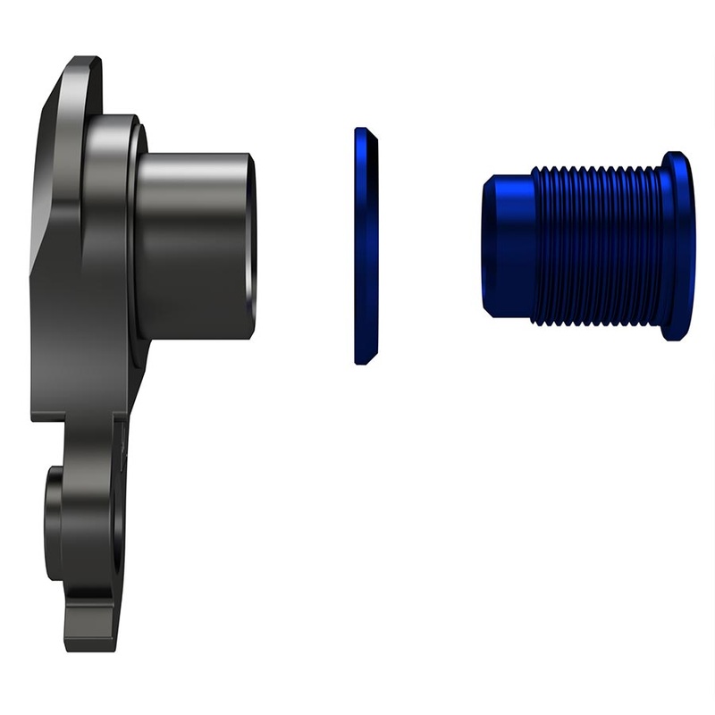 Wheels Manufacturing Universal Derailleur Hanger – 404-6 For Frames designed to accept SRAM UDH BLK/Blue