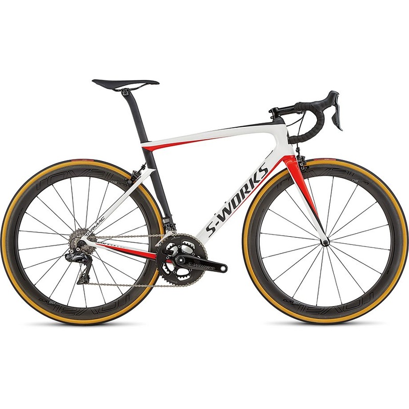 Specialized S-Works tarmac men sl6 di2 light white/rocket red/satin black 58