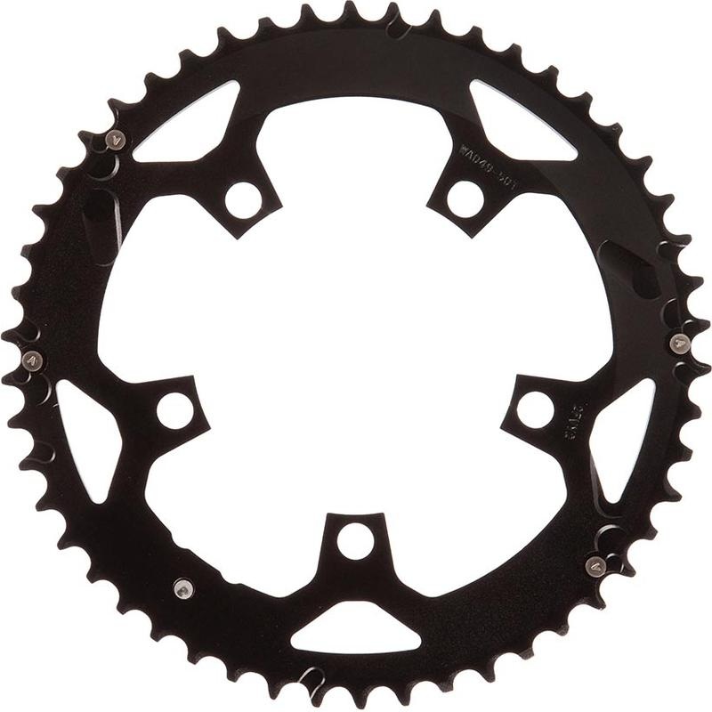 Full Speed Ahead Pro Road Chainring – 50t 110 BCD Aluminum N11 Black