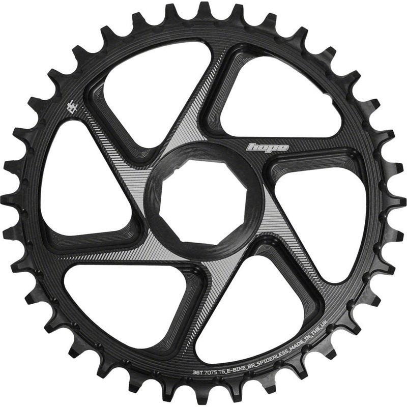 Hope Spiderless Chainring – 36T R22 Ebike Brose Black