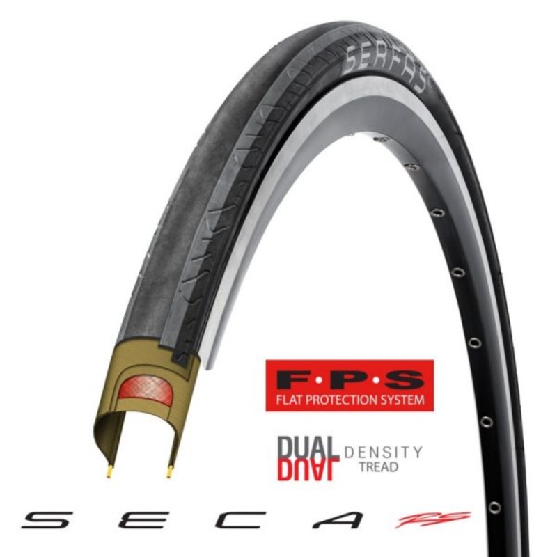 Serfas Seca RS Survivor Flat Protection System Tire 700c x 25 -Live4Bikes