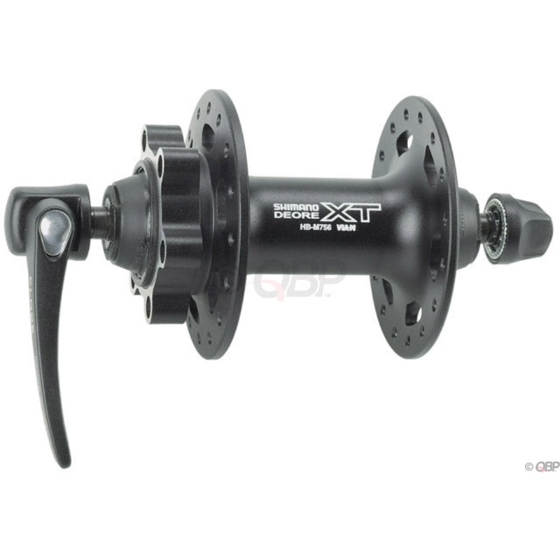 Shimano XT HB-M756 Front Hub – QR x 100mm 6-Bolt Black 36h
