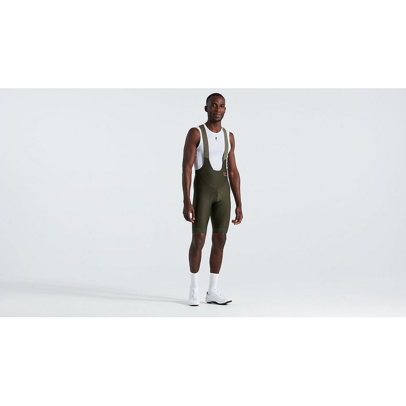 Specialized prime bib short men dark moss green l