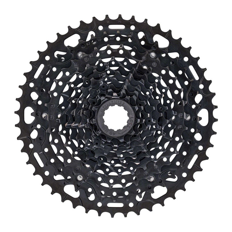 ADVENT X Cassette – 10 Speed 11-48T ED Black Hardened Steel Cogs