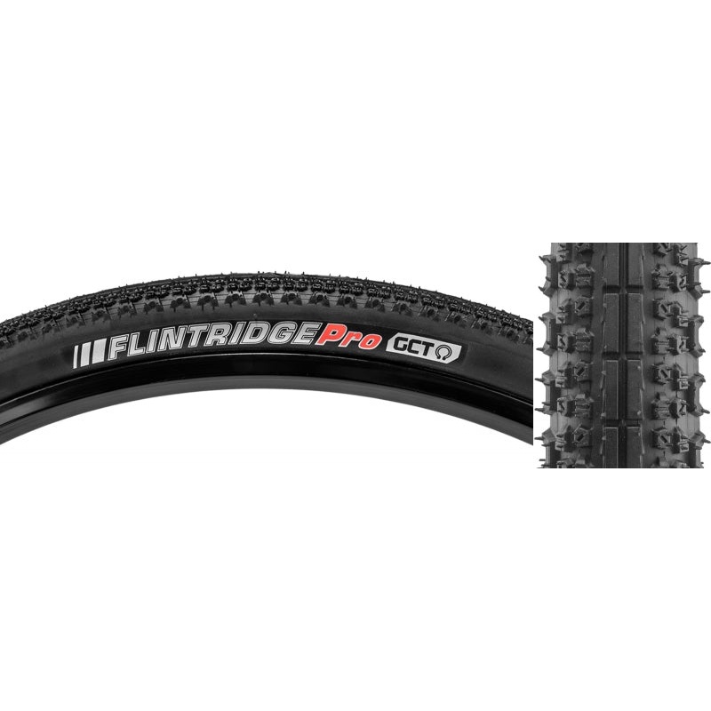 Flintridge Pro Tire – 700 x 45 Tubeless Folding Black 120tpi GCT