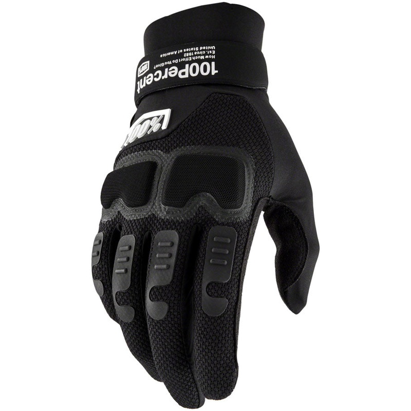 100% Langdale Gloves – Black  2X-Large