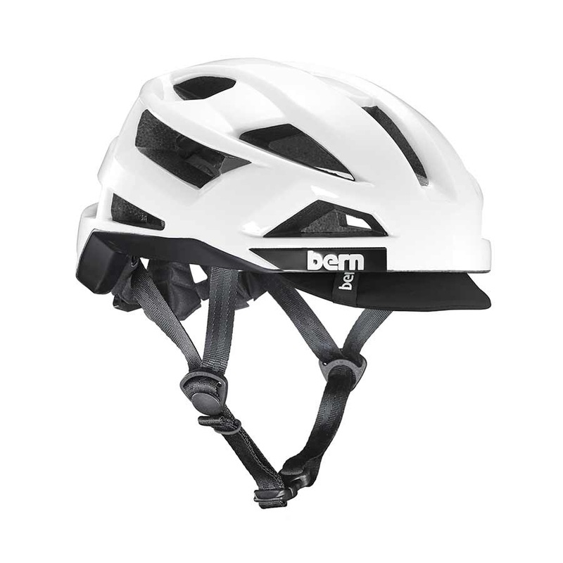 Bern FL-1 Pav Helmet Gloss White L 59 – 62cm