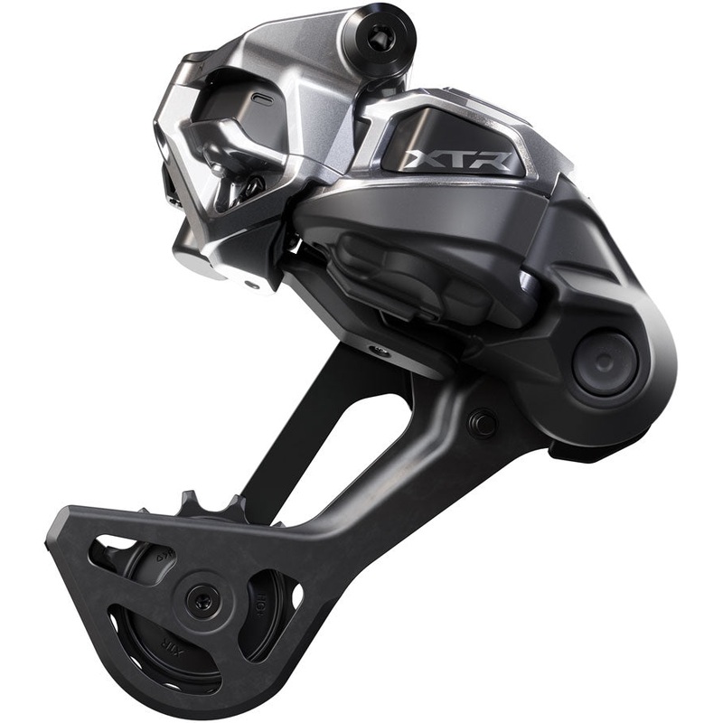 Shimano XTR RD-M9250-SGS Di2 Wireless Rear Derailleur – 12-Speed, Long Cage, Shadow ES, Black/Gray