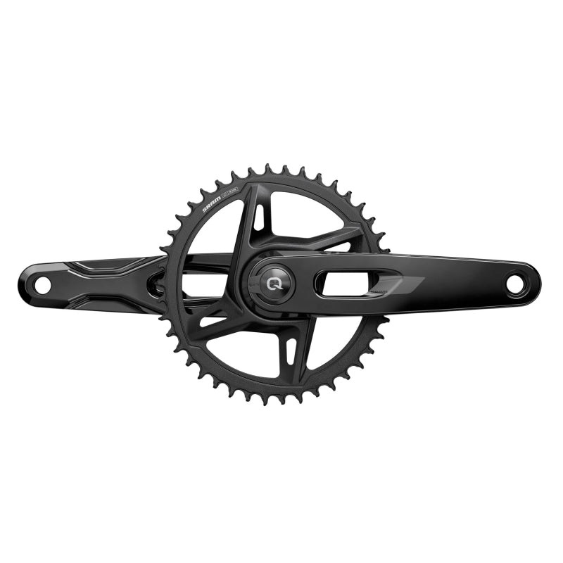 SRAM Rival 1x XPLR AXS Power Meter Wide Crankset – 160mm 12/13-Speed 42t 8-Bolt Direct Mount DUB PM Spindle BLK E1