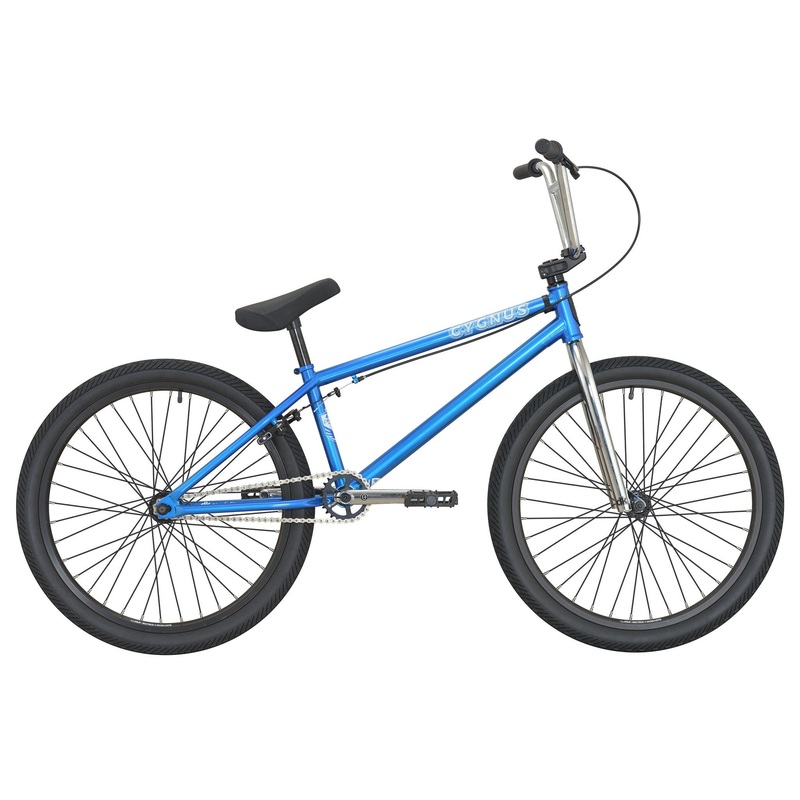 DK Cygnus 24 BMX Bike-Blue/Chrome