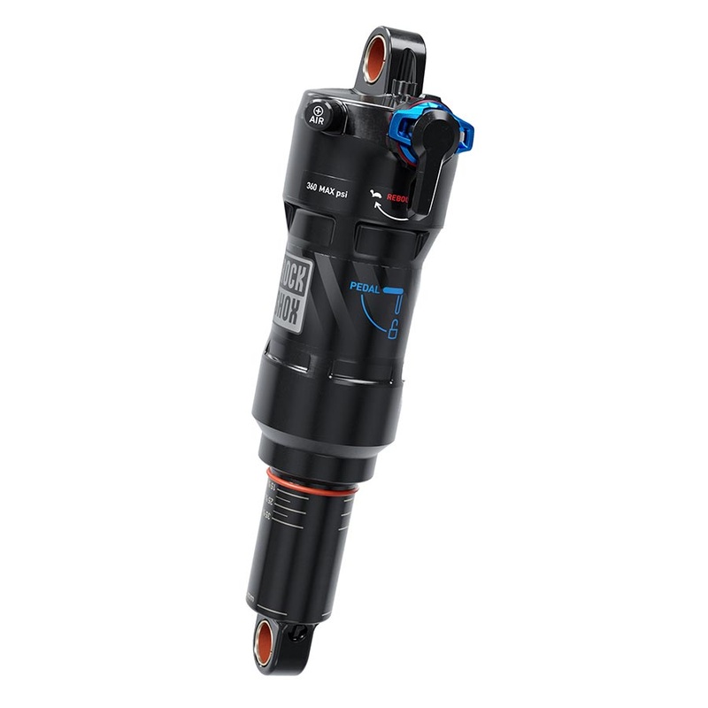 RockShox Deluxe Ultimate RCT Rear Shock – 230 x 60mm LinearAir 2 Tokens Reb/Low Comp 380lb L/O Force Standard C1
