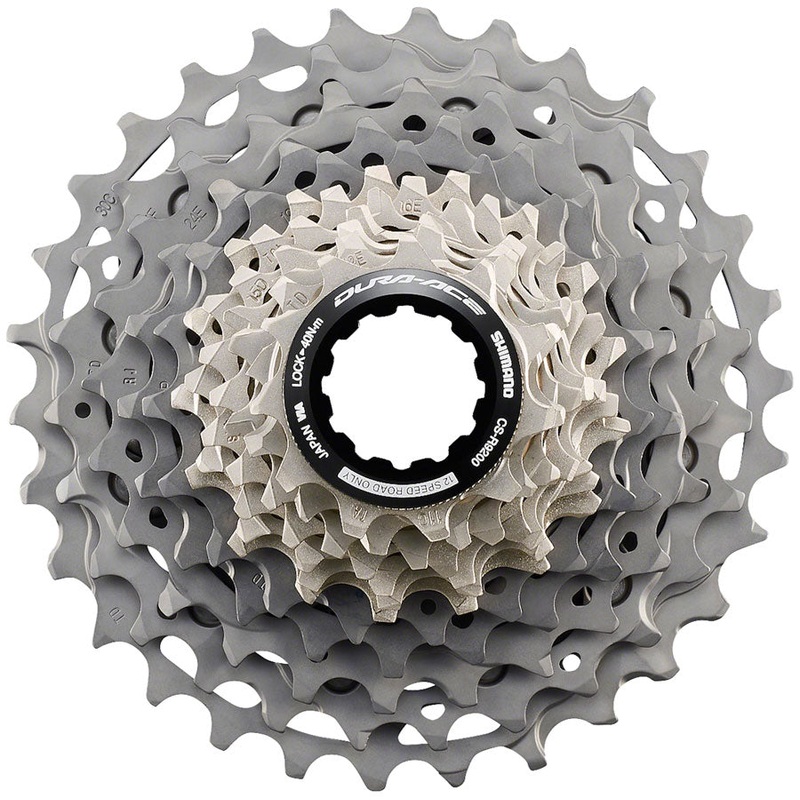 Shimano Dura-Ace CS-R9200 Cassette – 12-Speed, 11-30t, Gray