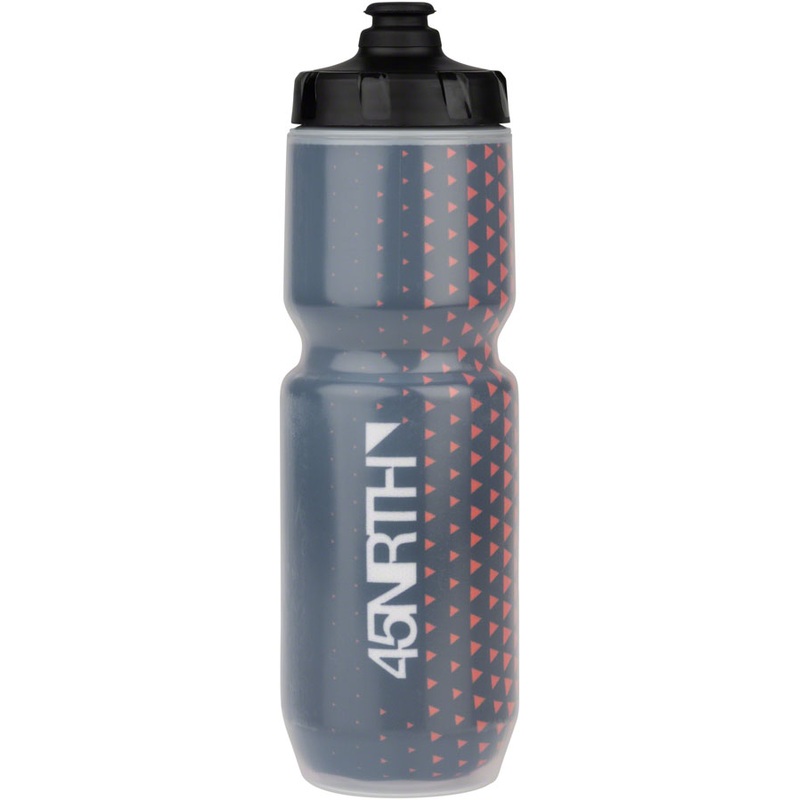 45NRTH Last Light Insulate Purist Water Bottle – Black/Orange, 23 oz