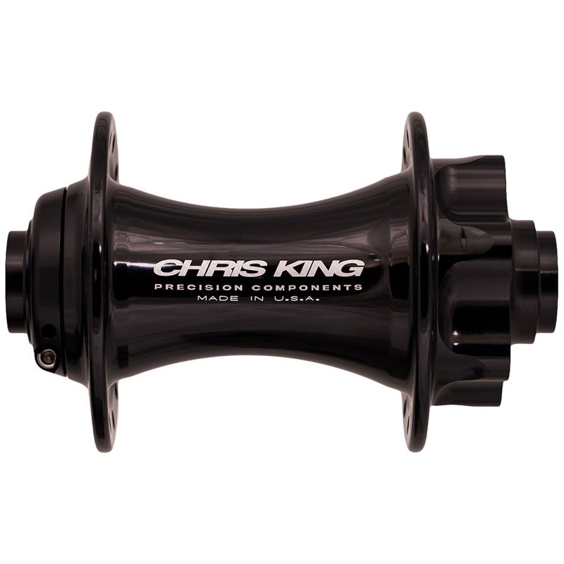 Chris King Boost Front Hub – 15 x 110mm, 6-Bolt, Black, 32H