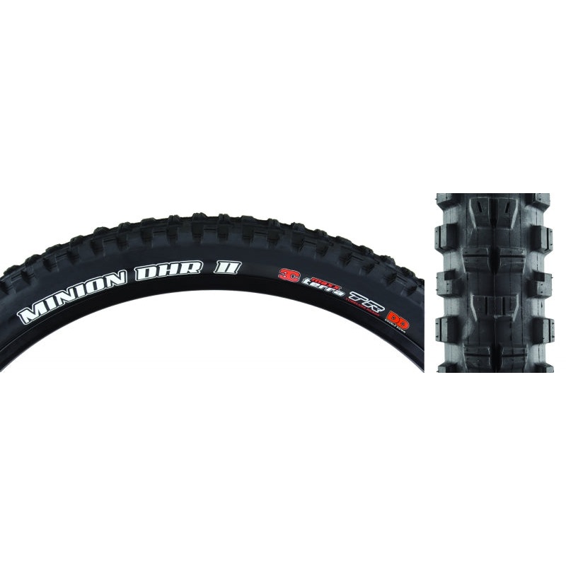 Minion DHR II Tire – 27.5 x 2.5 Tubeless Folding BLK 3C MaxxTerra DD