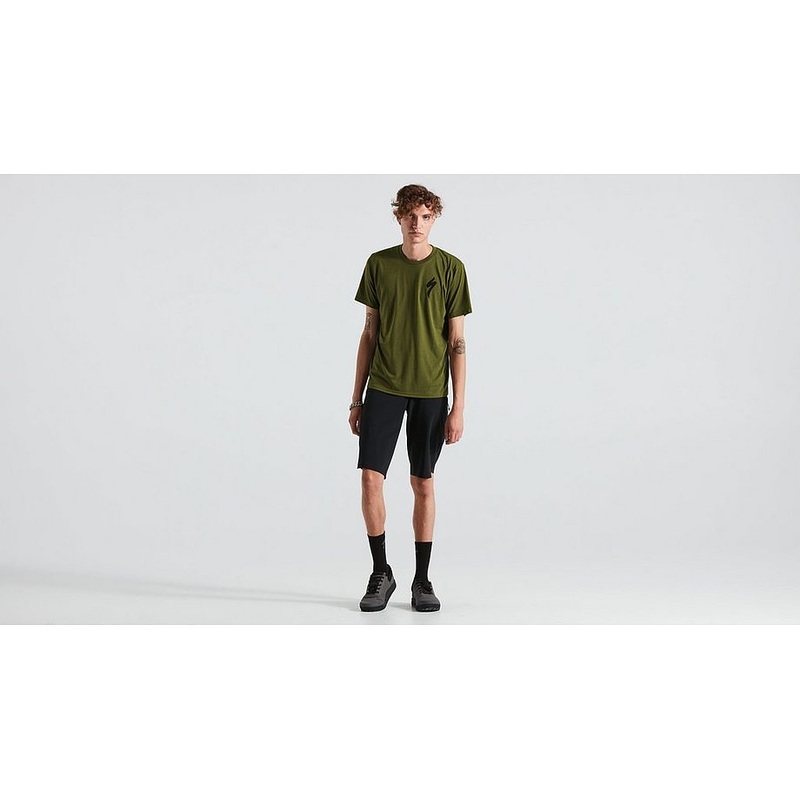 Specialized s-logo tee ss men olive green m