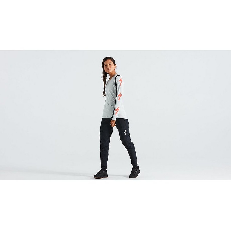 2022 SPECIALIZED TRAIL JERSEY LONG SLEEVE WOMEN – Dove Grey, MEDIUM
